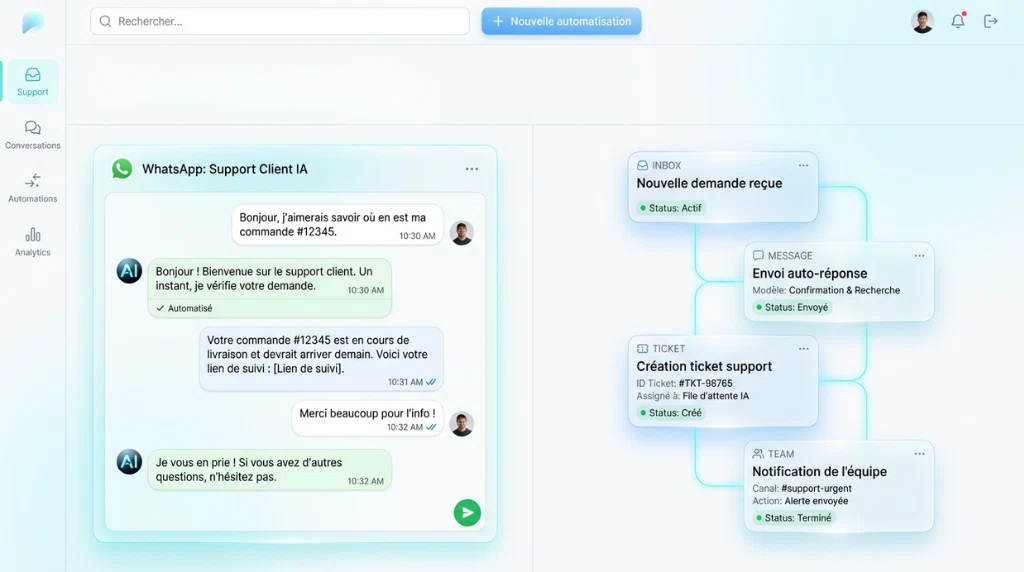 Support client & Chatbots IA