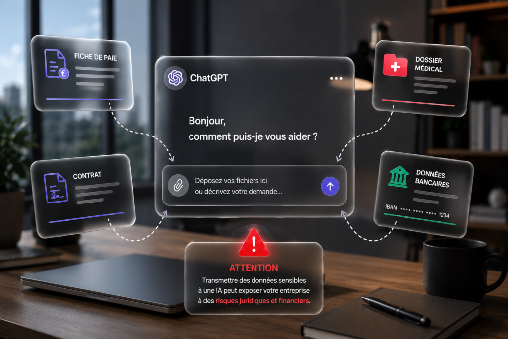 RGPD et IA en entreprise : données médicales, bancaires et contractuelles transmises à une intelligence artificielle